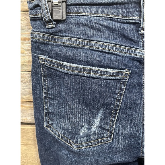 C&C California Women's Slim Fit High Rise Distressed Blue Jeans Denim Size 2/26 - Picture 9 of 15